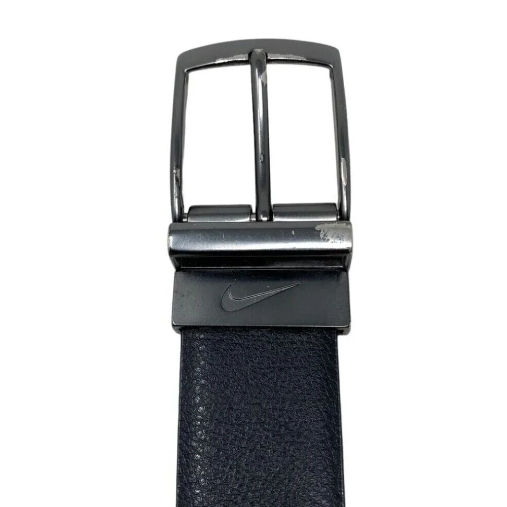 Nike Mens Genuine Leather Brown & Black Reversible Belt Size 36 Casual‎ Dress